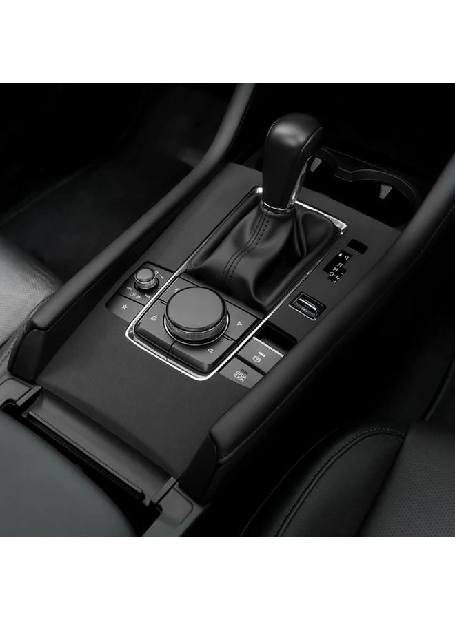 Mazda 3 2019 2025 Gear Shift Cover Black Premium Metallic Accents Engine Start Stop Button - Image 5